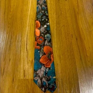 Rare Vintage Floral MANHATTAN Men's Necktie